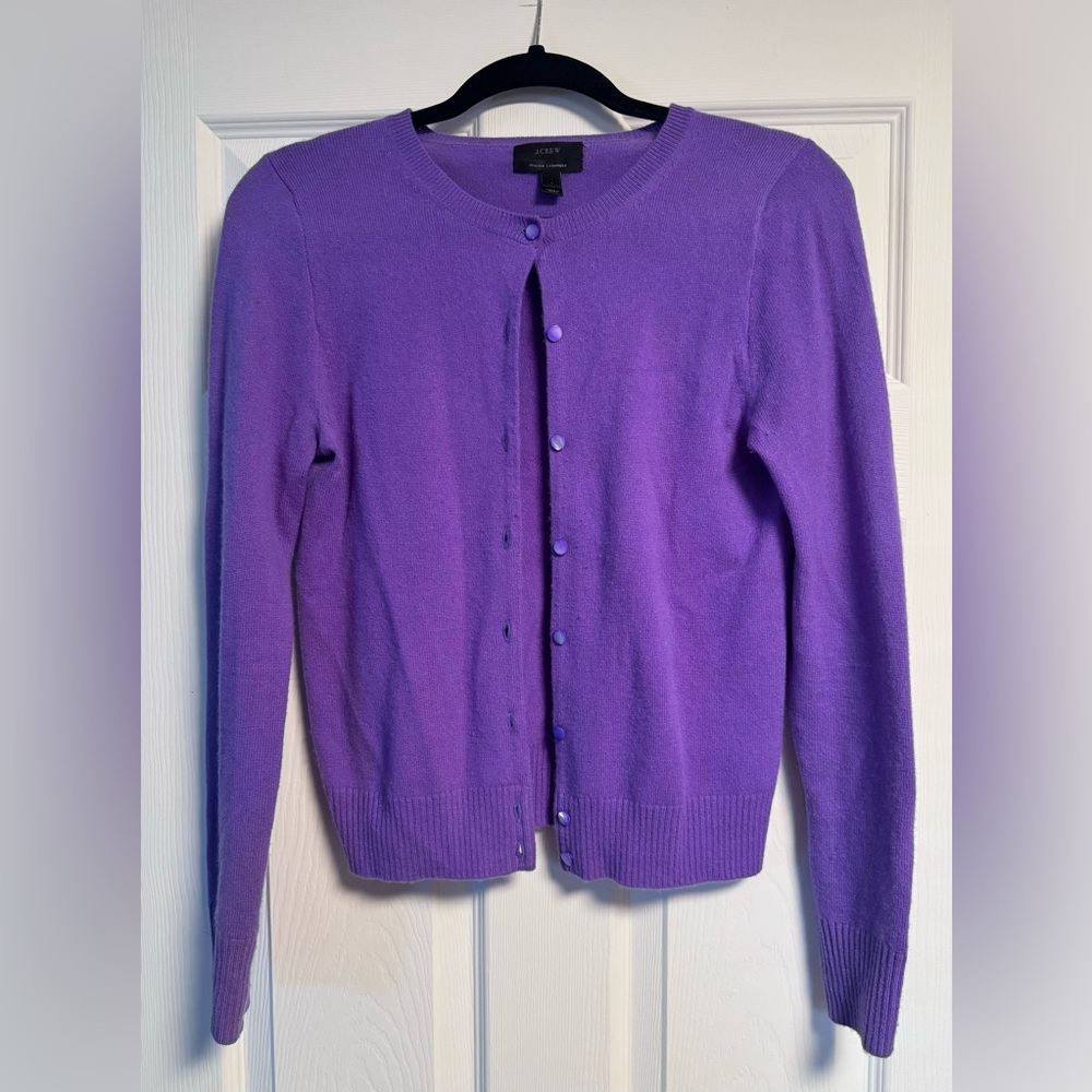 J. Crew cashmere cardigan size small